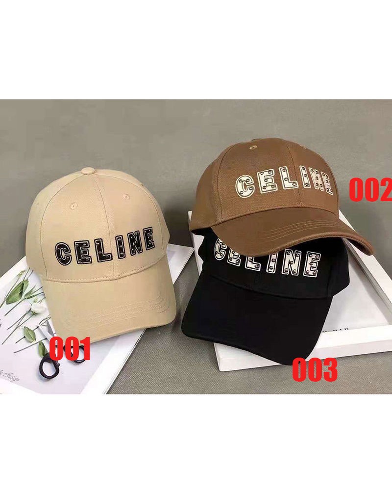 セリーヌキャップファッションカジュアル人気リベット付きceline キャップ男女向け