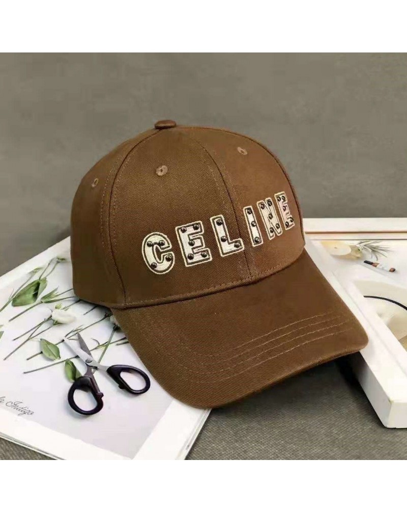 セリーヌキャップファッションカジュアル人気リベット付きceline キャップ男女向け