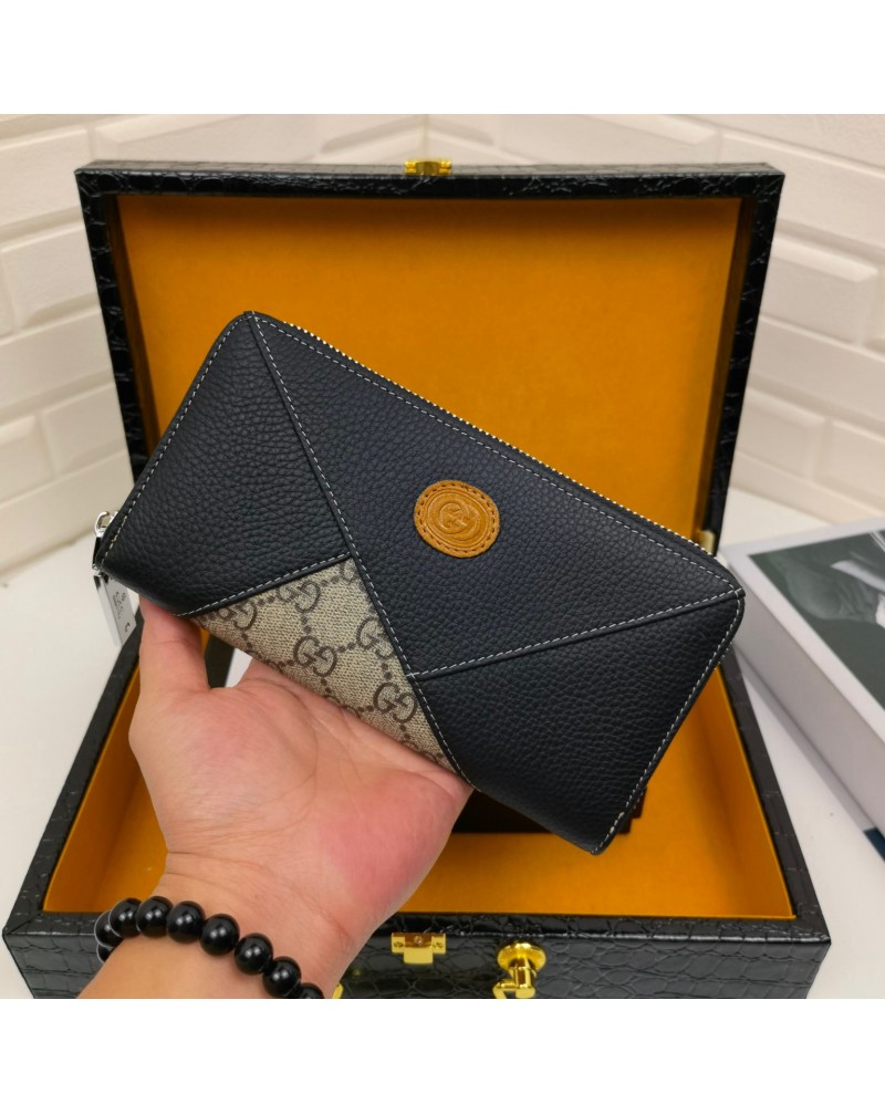 グッチ長財布 ブランド 革製財布 カードやお札や小銭入れ高級ファッションブランド財布お洒落混色