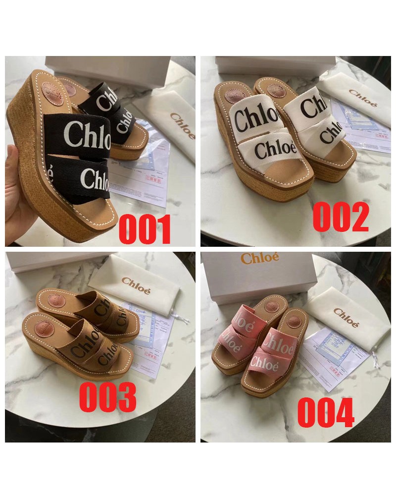 Chloeサンダルお洒落ファッションスリッパ厚底