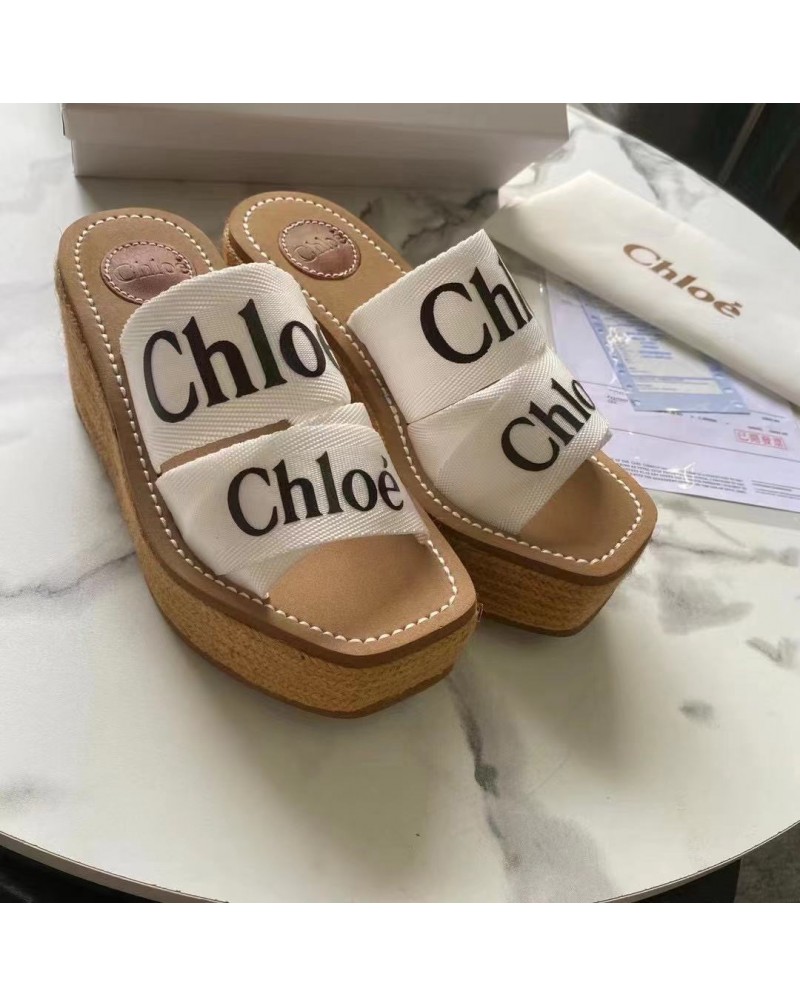 Chloeサンダルお洒落ファッションスリッパ厚底