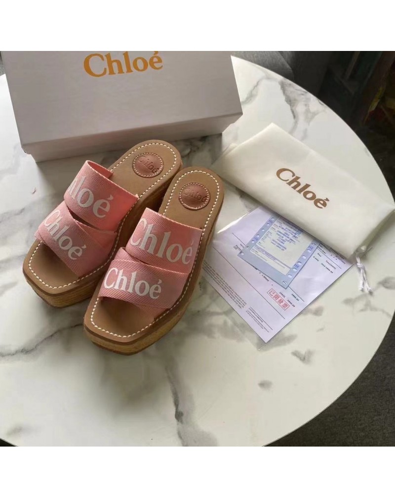 Chloeサンダルお洒落ファッションスリッパ厚底