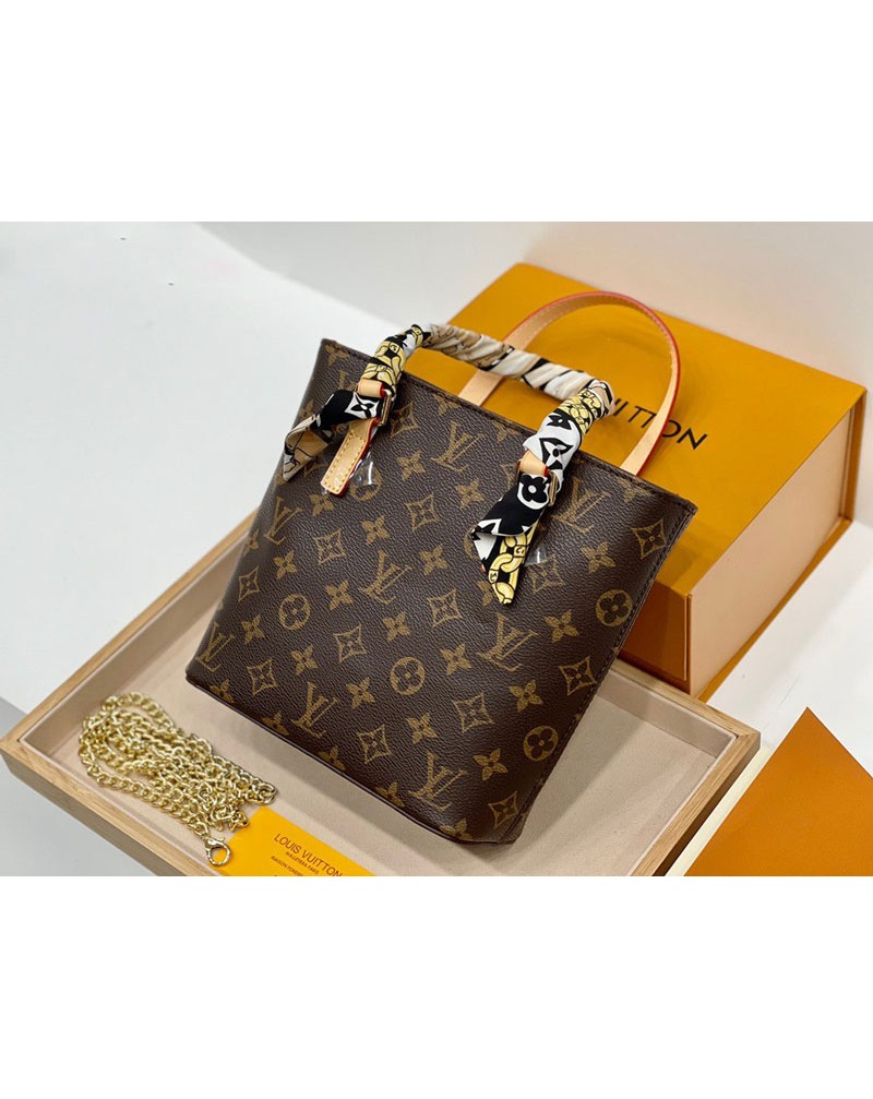 ルイヴィトン ハンドバッグお洒落ファッションブランドショルダーバッグチェーン肩紐付き超人気芸能人愛用スカーフ付き