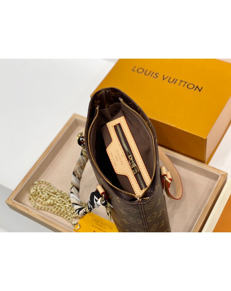 ルイヴィトン ハンドバッグお洒落ファッションブランドショルダーバッグチェーン肩紐付き超人気芸能人愛用スカーフ付き ルイヴィトン ハンドバッグお洒落ファッションブランドショルダーバッグチェーン肩紐付き超人気芸能人愛用スカーフ付き