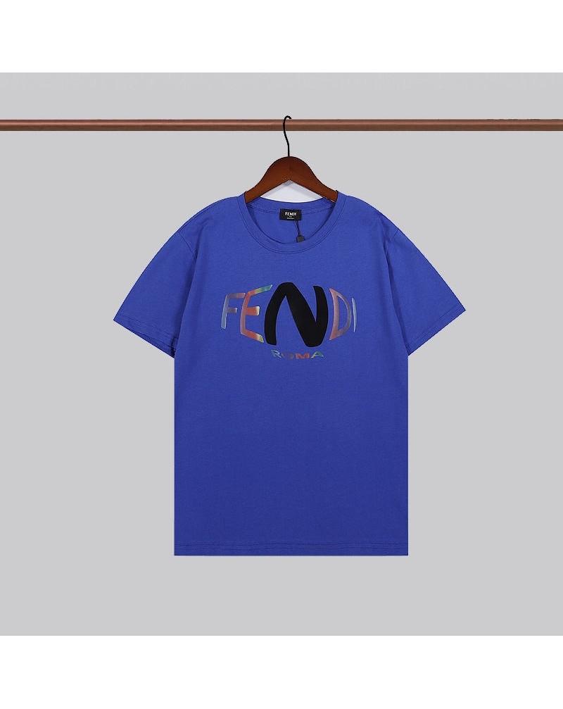 フェンデイｔシャツ半袖経典お洒落FFコットン製トップス上着男女向けファッション人気