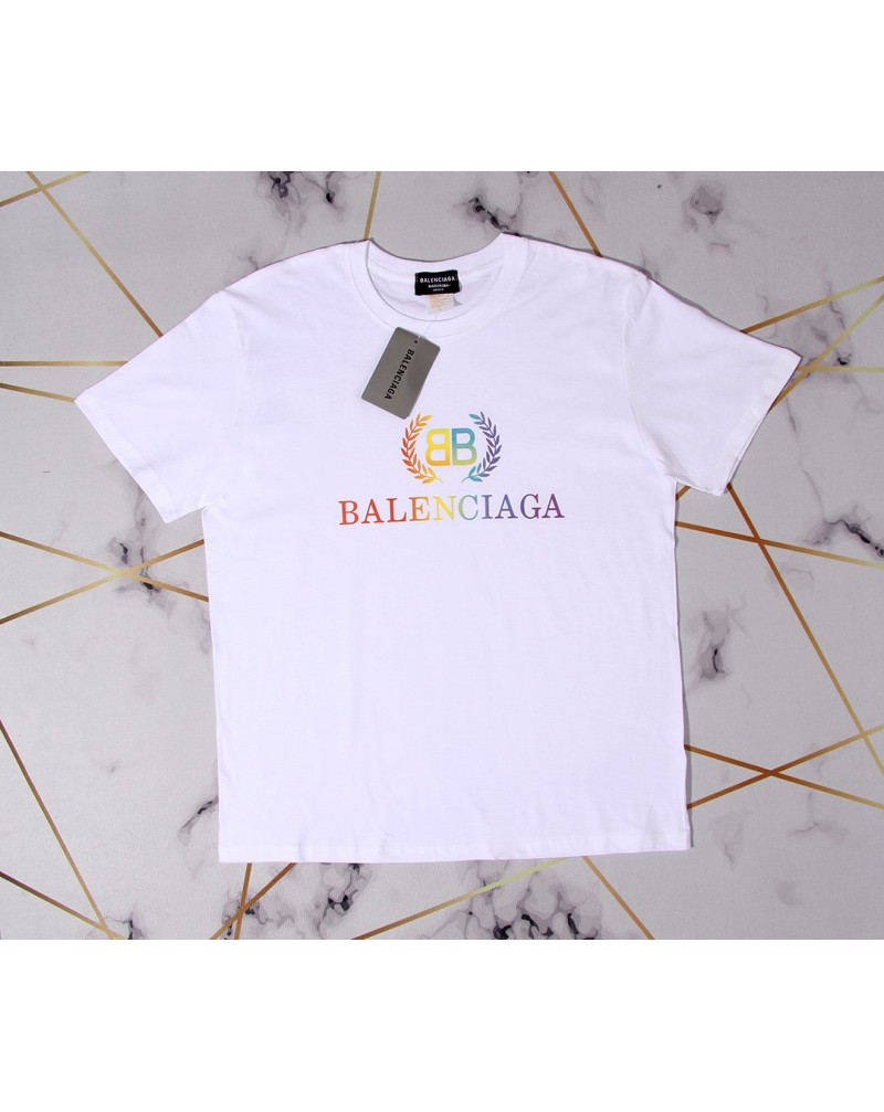 バレンシアガｔシャツ半袖お洒落韓国風ティシャツトップス男性女性向けカジュアル
