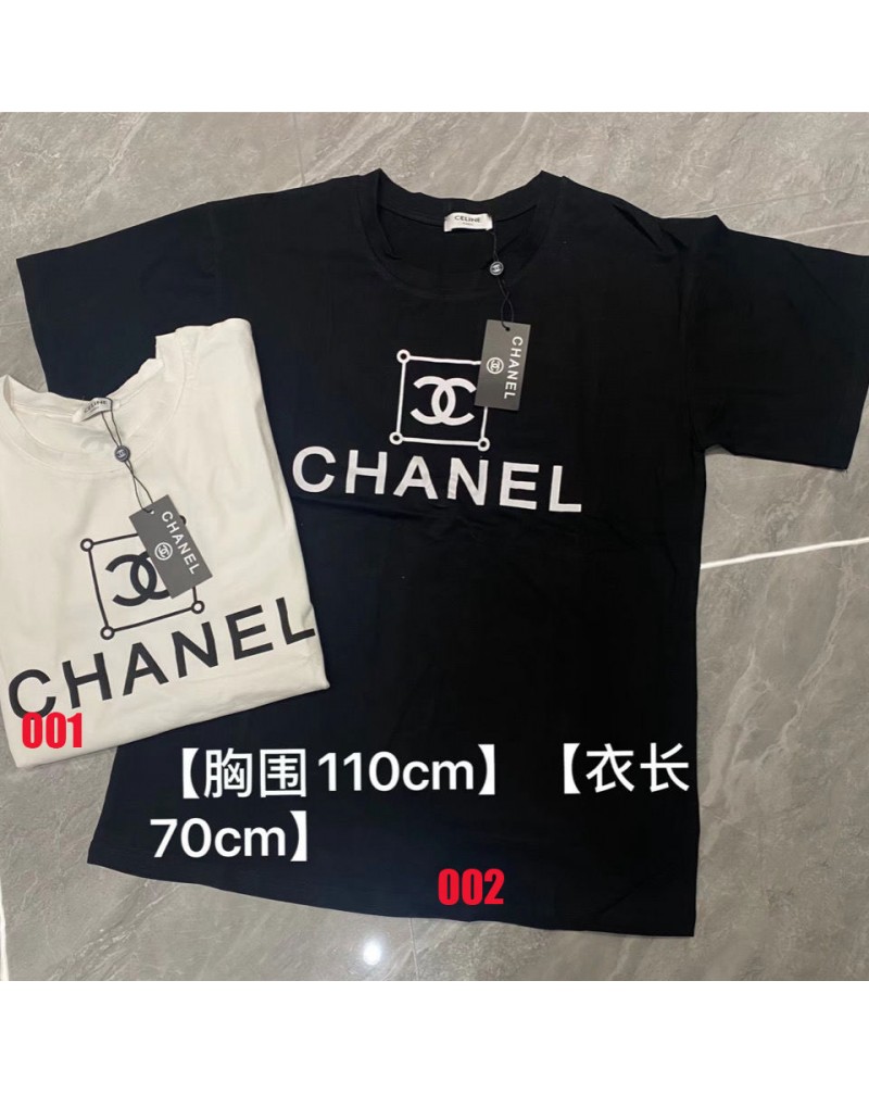 お洒落小香風シャネル ｔシャツ半袖 コットン製ファッション人気フリーサイズ