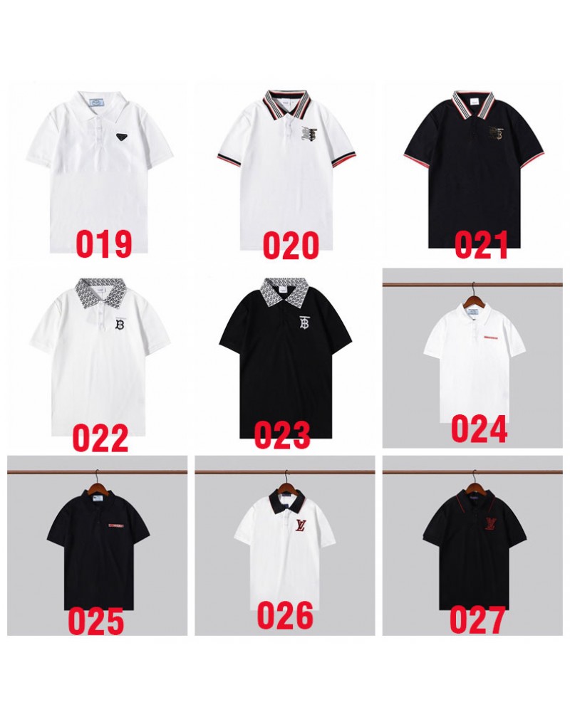 ヴィトンフェンデイバーバリージバンシーpolotシャツ半袖お洒落人気ネクティシャツトップス男女向け ヴィトンフェンデイバーバリージバンシーpolotシャツ半袖お洒落人気ネクティシャツトップス男女向け