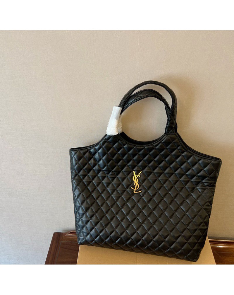 サンローラントートバッグお洒落高級革製人気ハンドバッグファッション女性向け