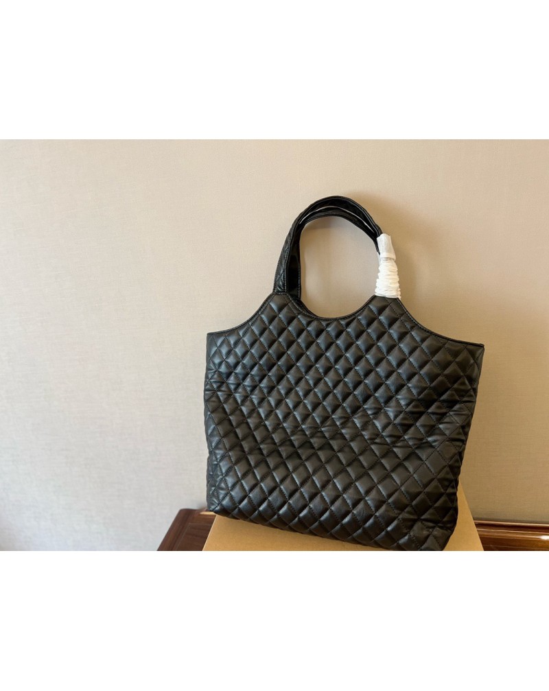 サンローラントートバッグお洒落高級革製人気ハンドバッグファッション女性向け