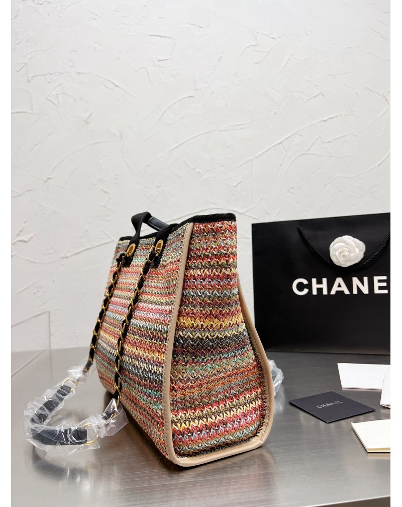 シャネルショピングバッグお洒落ボヘミアビーチバッグファッション人気新作チェーン肩紐芸能人愛用 シャネルショピングバッグお洒落ボヘミアビーチバッグファッション人気新作チェーン肩紐芸能人愛用