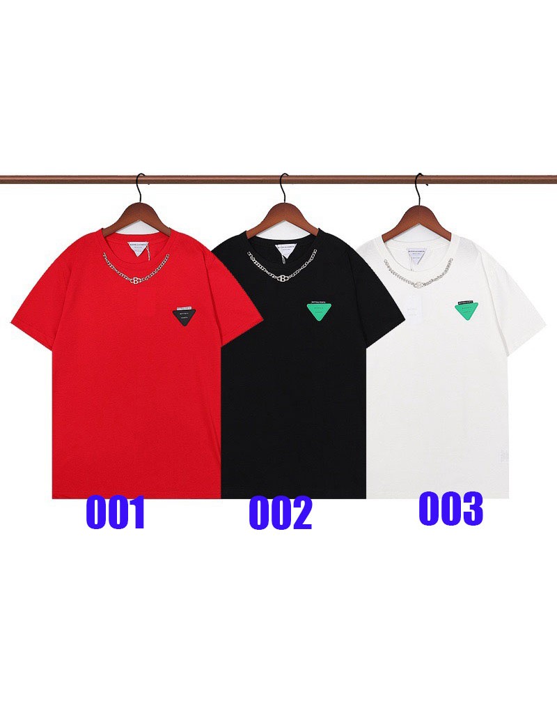 BV Tシャツ半袖個性潮流チェーン付き丸首ティシャツトップスメンズレディース向け人気ファッションブランドtシャツ BV Tシャツ半袖個性潮流チェーン付き丸首ティシャツトップスメンズレディース向け人気ファッションブランドtシャツ