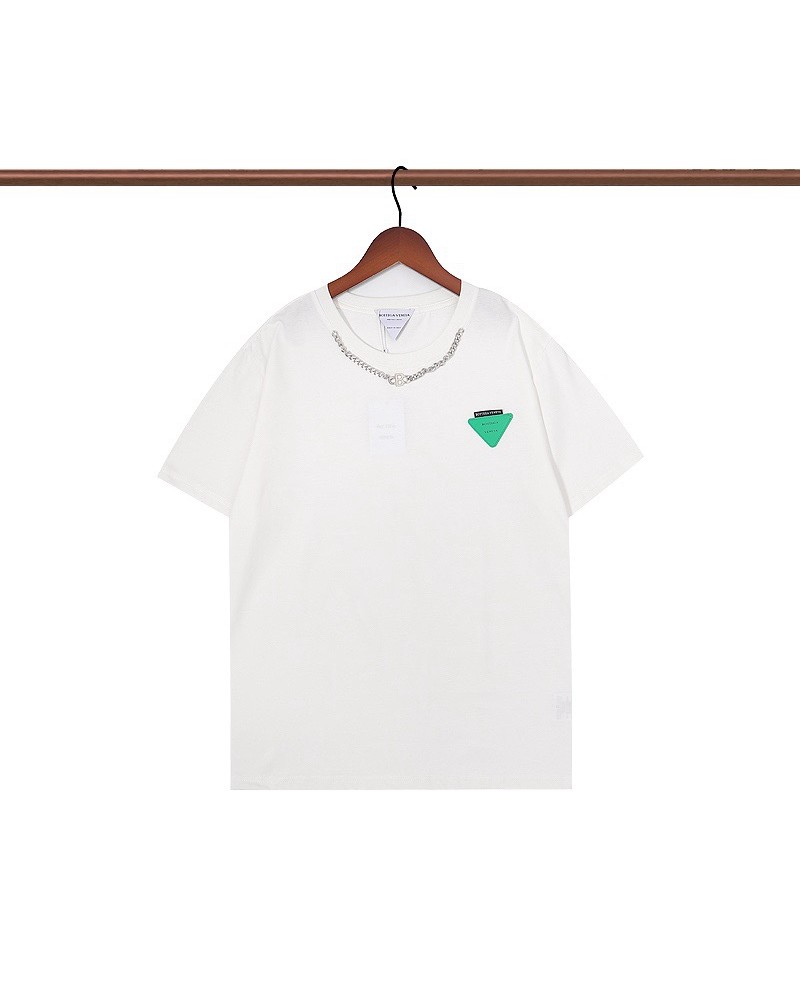 BV Tシャツ半袖個性潮流チェーン付き丸首ティシャツトップスメンズレディース向け人気ファッションブランドtシャツ BV Tシャツ半袖個性潮流チェーン付き丸首ティシャツトップスメンズレディース向け人気ファッションブランドtシャツ