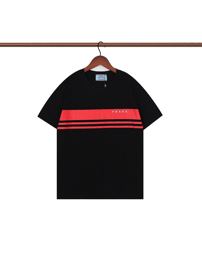 プラダｔシャツ半袖お洒落カジュアル人気ブランド ティシャツトップスメンズレディース向け人気ブランド短袖上着