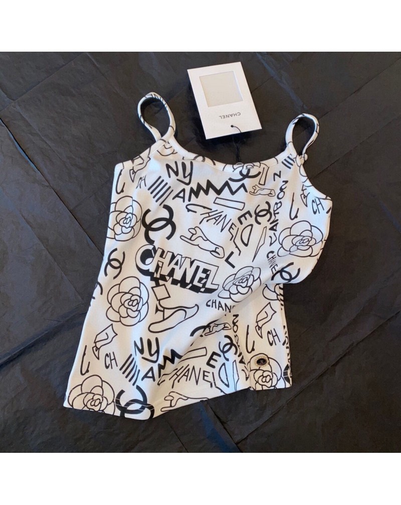 シャネル チョッキ吊り上着お洒落個性小香風半ズボン人気新作ファッション女性向け