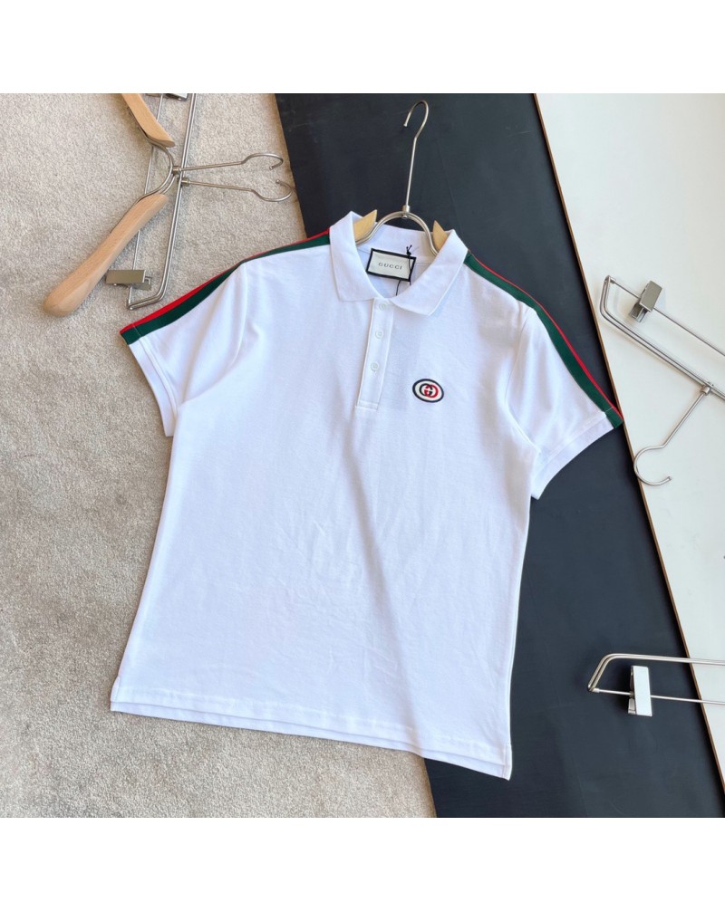 グッチpolotシャツ半袖カジュアルファッションティシャツトップス襟付きのシャツ男女向け グッチpolotシャツ半袖カジュアルファッションティシャツトップス襟付きのシャツ男女向け
