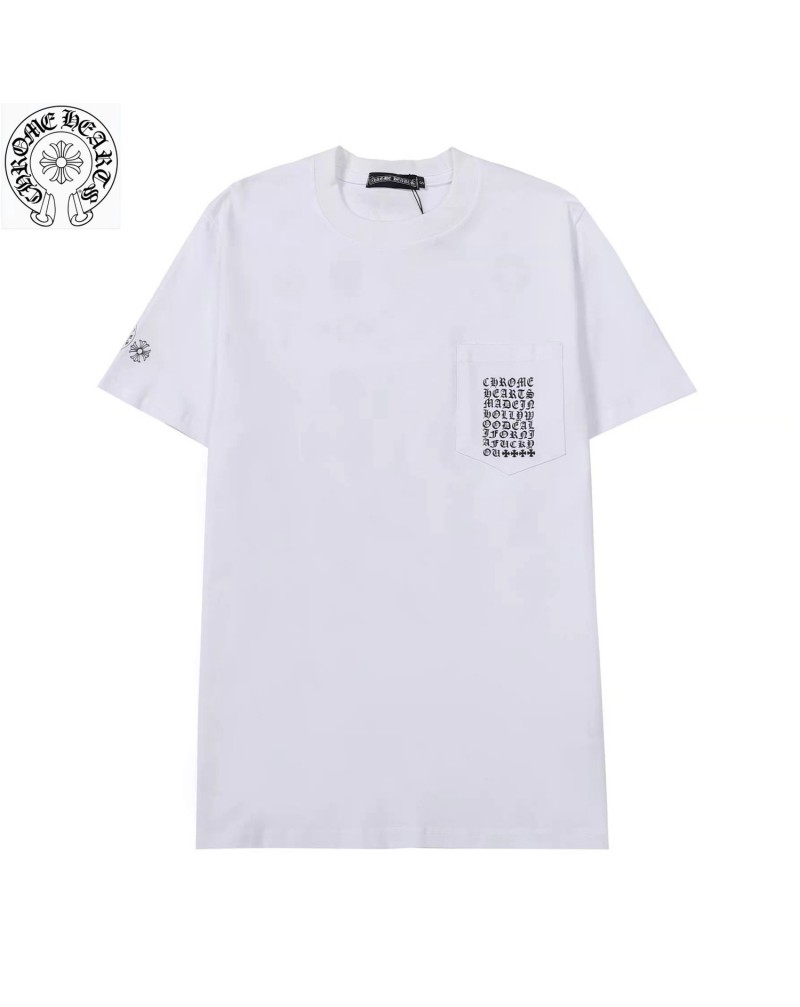 クロムハーツtシャツ半袖経典個性潮流ロゴプリント付きメンズレディース向け人気ファッション クロムハーツtシャツ半袖経典個性潮流ロゴプリント付きメンズレディース向け人気ファッション