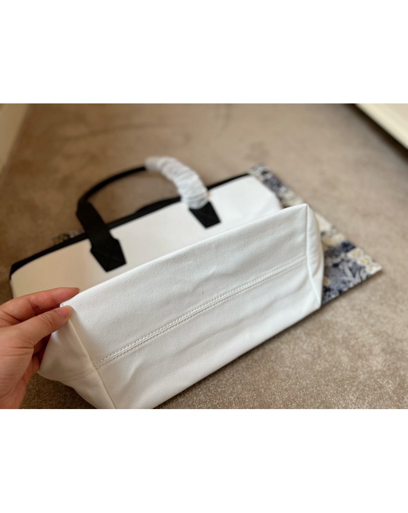 バレンシアガキャンバスバッグお洒落ファッション人気ショピングバッグ牛革のステッチ大容量