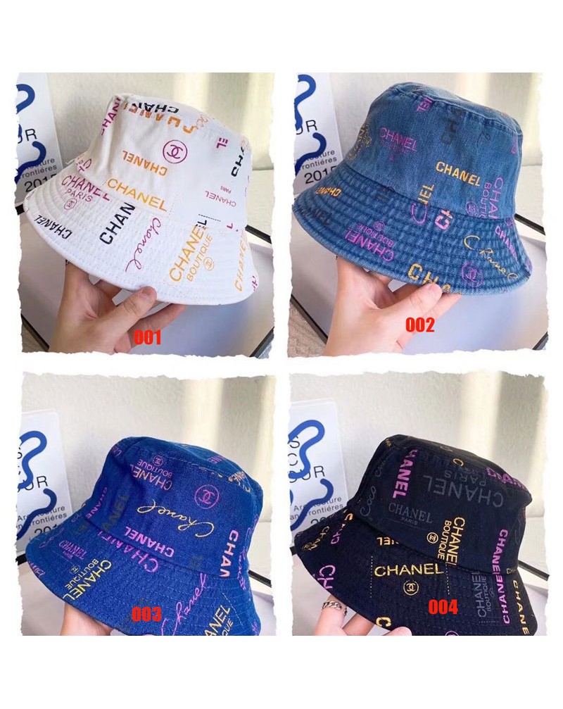 シャネル漁師の帽子お洒落個性潮流ハット男女向け超人気