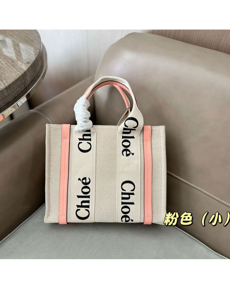 chloe ミニトートバッグお洒落ファッションピンクキャンバスカバン女性芸能人セレプ愛用大人気 chloe ミニトートバッグお洒落ファッションピンクキャンバスカバン女性芸能人セレプ愛用大人気