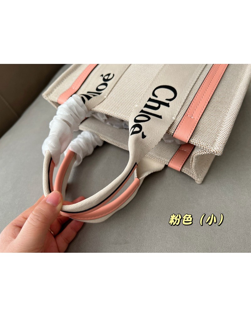 chloe ミニトートバッグお洒落ファッションピンクキャンバスカバン女性芸能人セレプ愛用大人気 chloe ミニトートバッグお洒落ファッションピンクキャンバスカバン女性芸能人セレプ愛用大人気