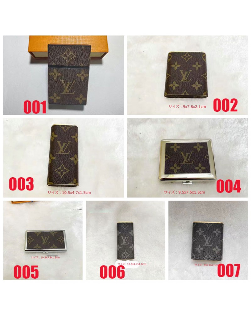 ヴィトンタバコケースfashion人気珍しいタバコケース金属レザー組合せ灰皿お洒落モノグラム携帯便利高級タバコケース