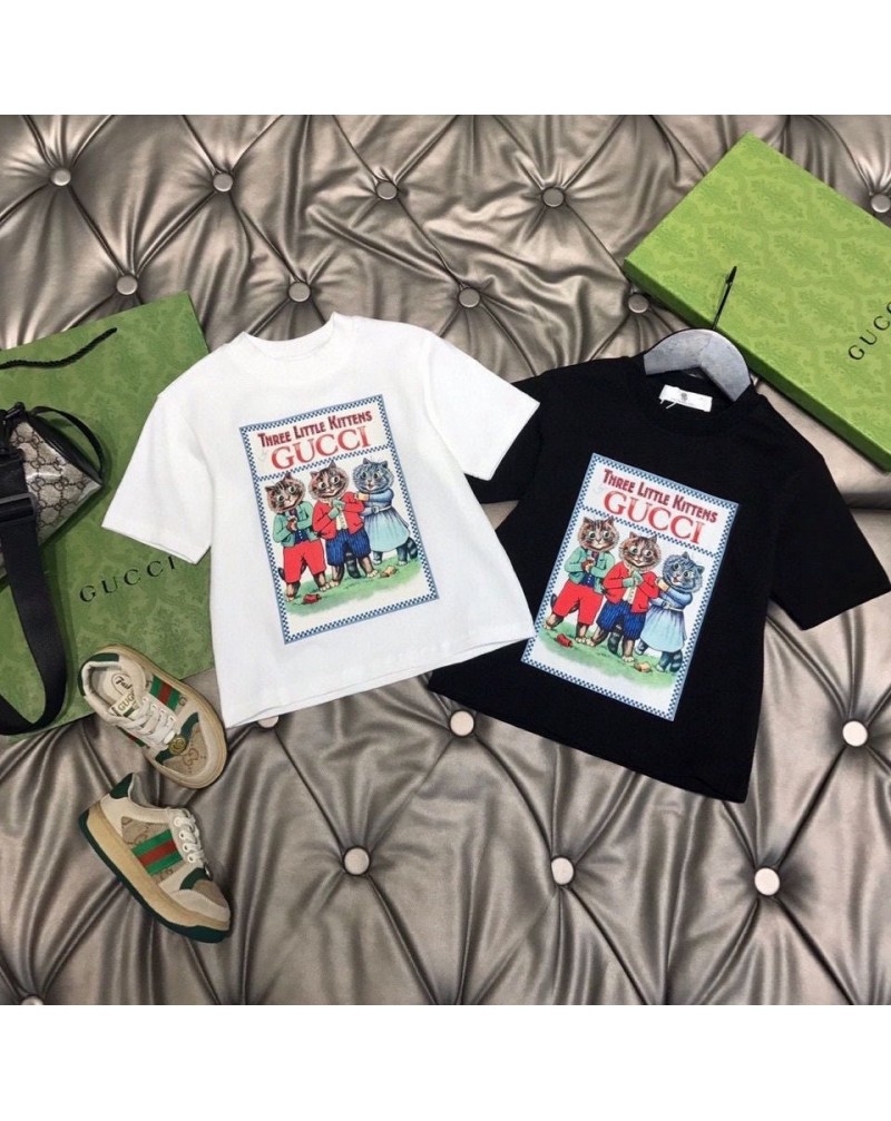 ブランドtシャツ半袖ハーフパンツセット子供付きファッションお洒落人気キッズ上下セットコットン製ソフト