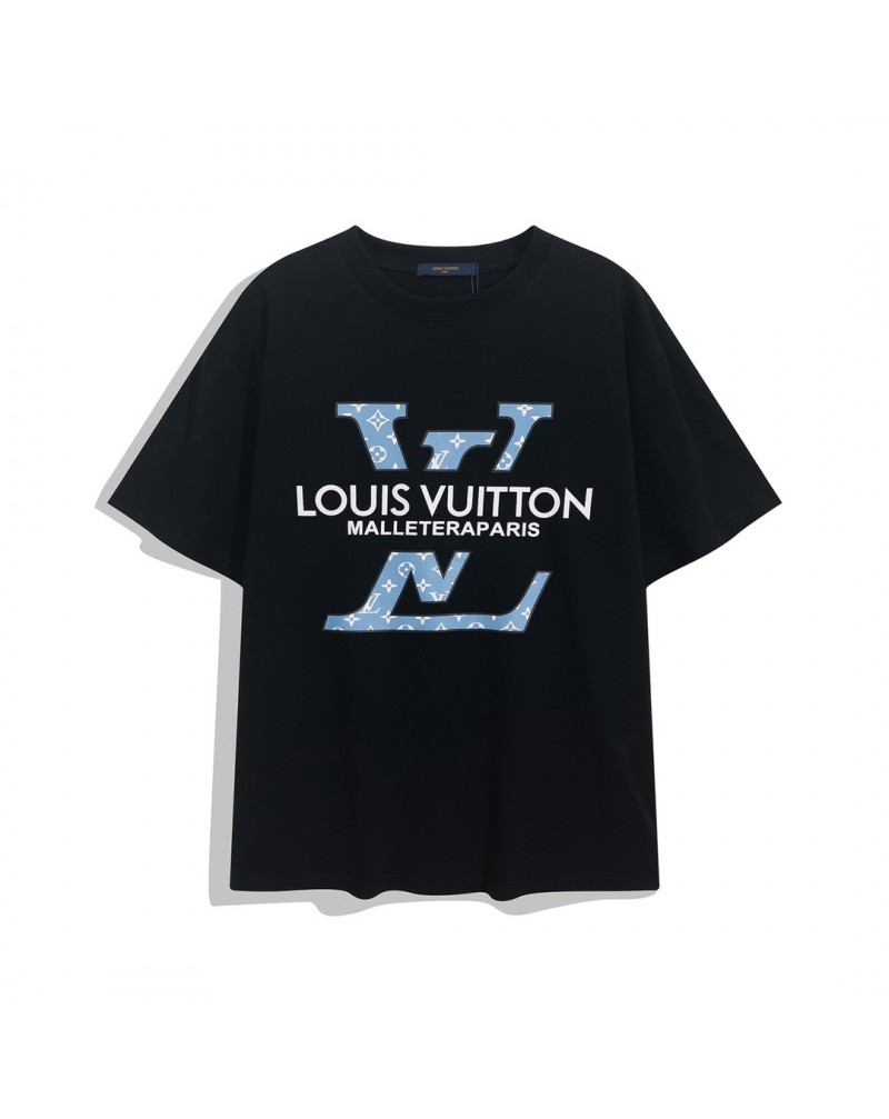 vuitton tシャツ半袖コットン製ソフト通気性よいティシャツヴィトントップスお洒落新作人気夏服
