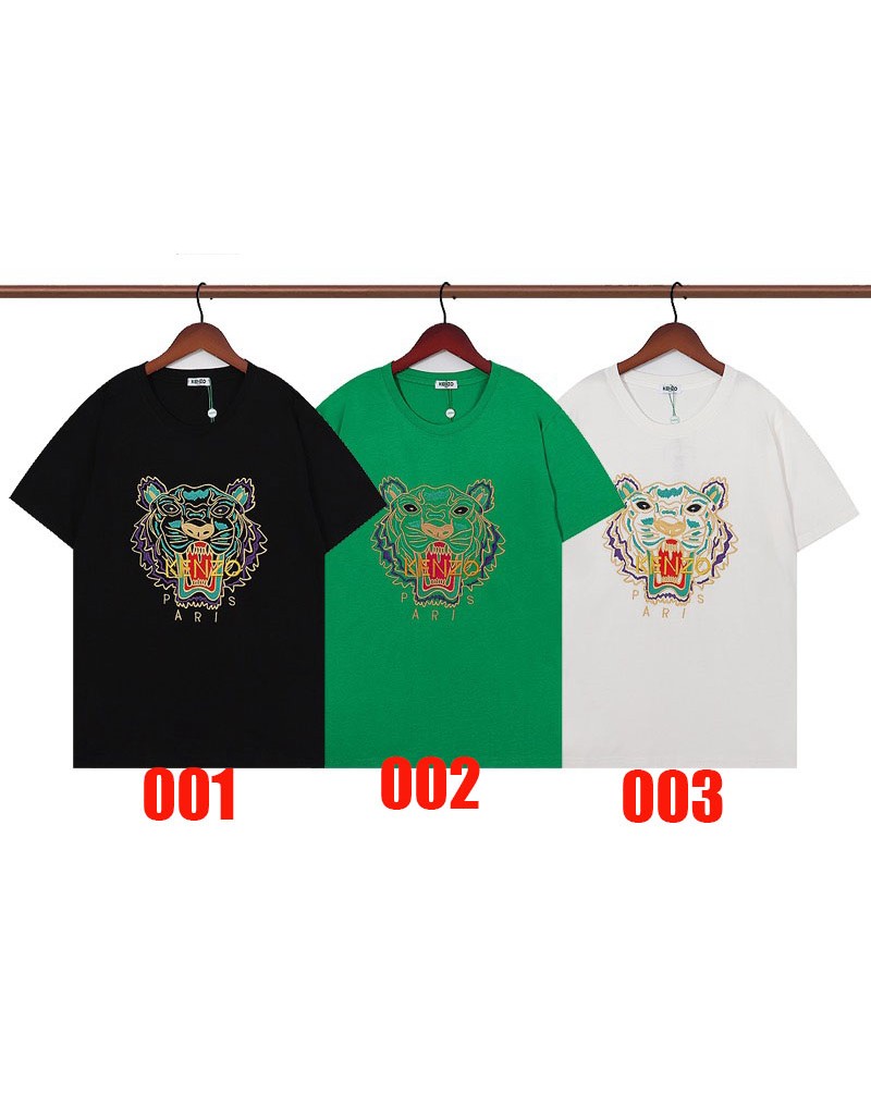 ケンゾーtシャツ半袖お洒落精緻虎頭カッコイイティシャツメンズレディース向けコットンカットソートップス丸首上着 ケンゾーtシャツ半袖お洒落精緻虎頭カッコイイティシャツメンズレディース向けコットンカットソートップス丸首上着