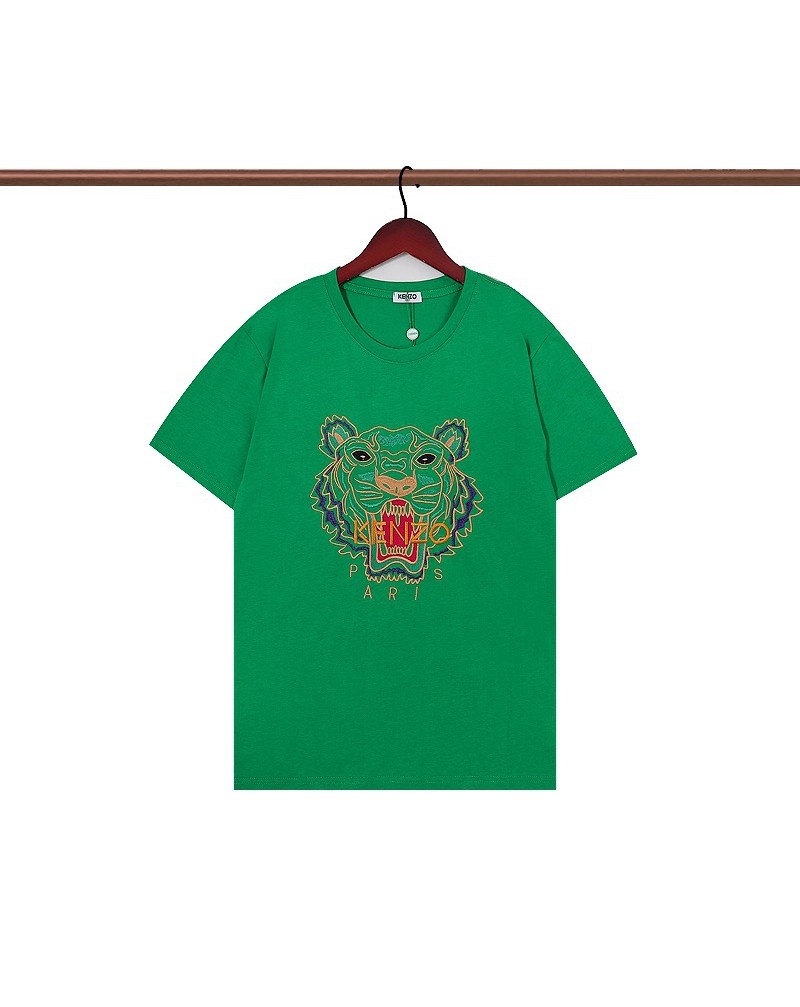ケンゾーtシャツ半袖お洒落精緻虎頭カッコイイティシャツメンズレディース向けコットンカットソートップス丸首上着 ケンゾーtシャツ半袖お洒落精緻虎頭カッコイイティシャツメンズレディース向けコットンカットソートップス丸首上着