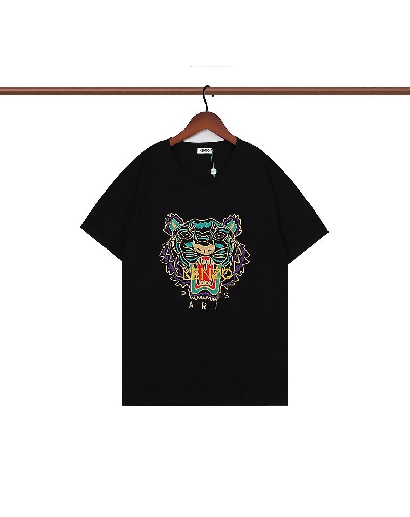 ケンゾーtシャツ半袖お洒落精緻虎頭カッコイイティシャツメンズレディース向けコットンカットソートップス丸首上着 ケンゾーtシャツ半袖お洒落精緻虎頭カッコイイティシャツメンズレディース向けコットンカットソートップス丸首上着