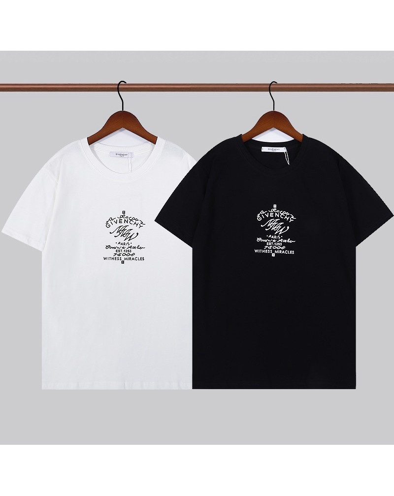 ジバンシーtシャツ半袖お洒落個性ティシャツコットン製ソフト高級トップスメンズレディース向け