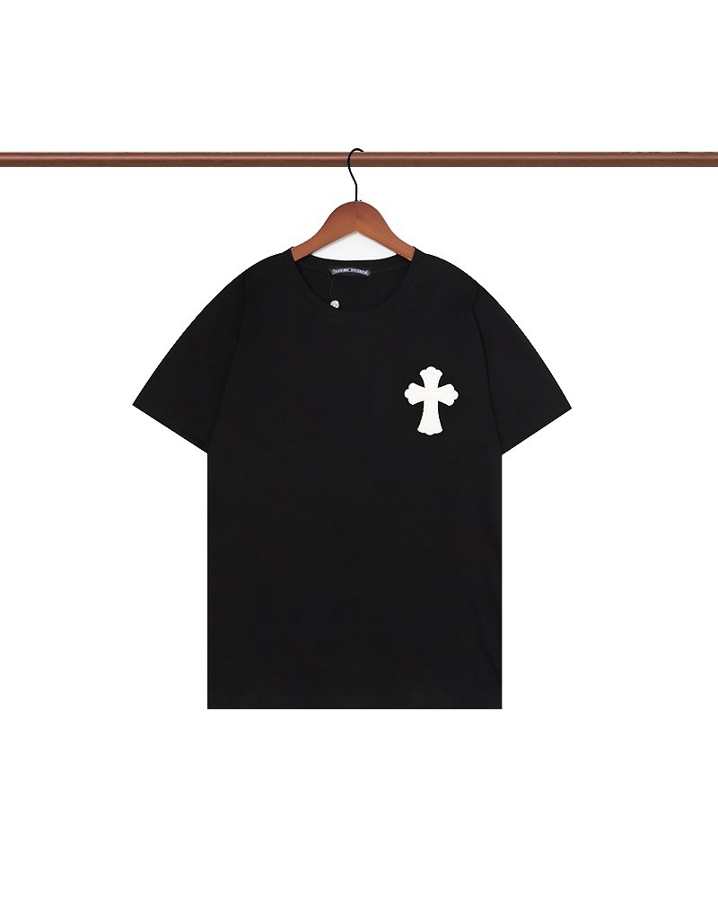 chrome hearts tシャツ半袖個性人気ティシャツトップス丸首コットン製通気性よい上着男女向けファッションお洒落