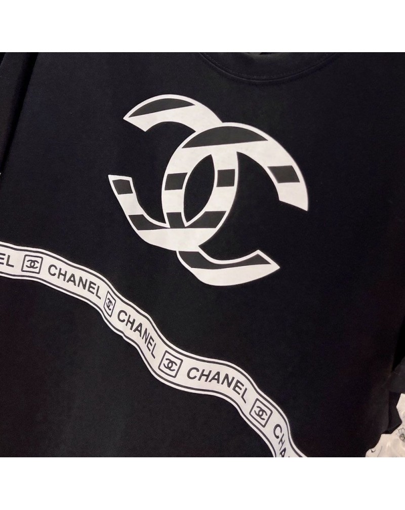 シャネル tシャツ半袖オシャレカジュア小香風ティシャツトップス女性人気ファッション上着
