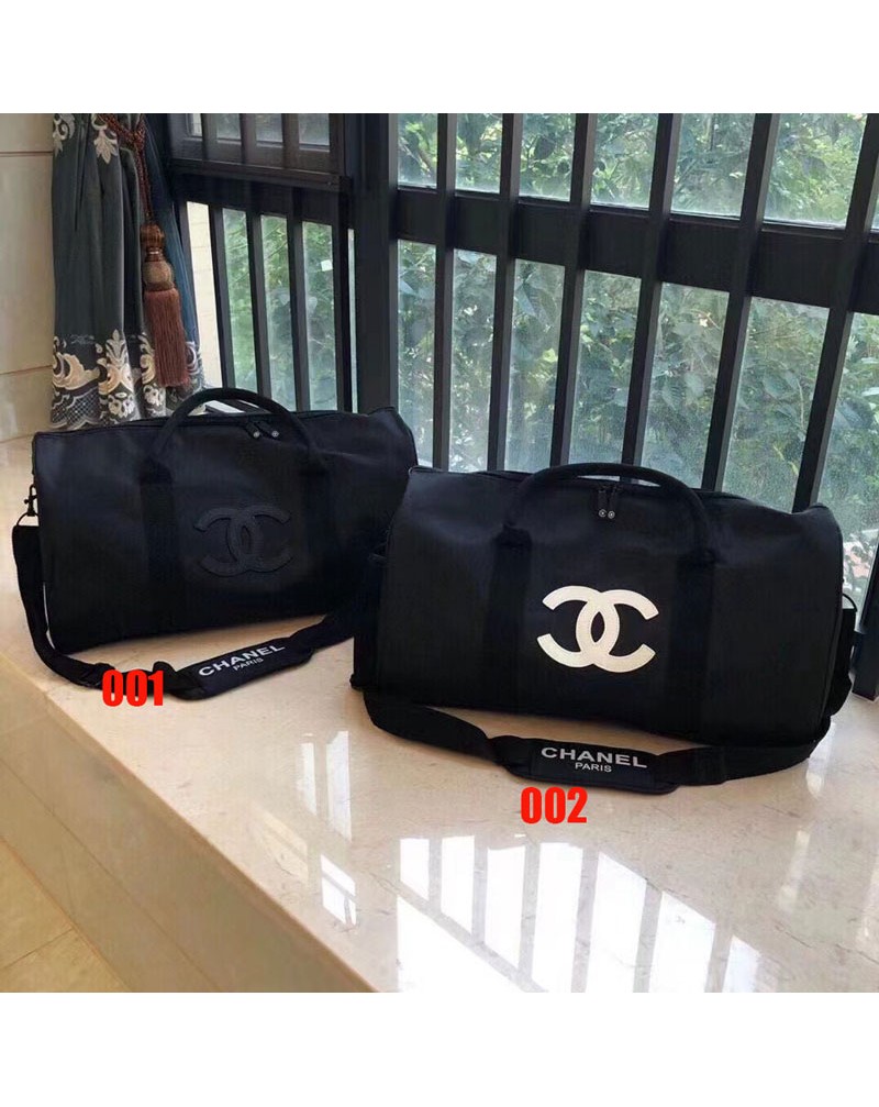 シャネル 旅行バッグおしゃれ小香風荷物ハンドバッグショルダーバッグ大容量服や洗濯用品やシューズ入れ