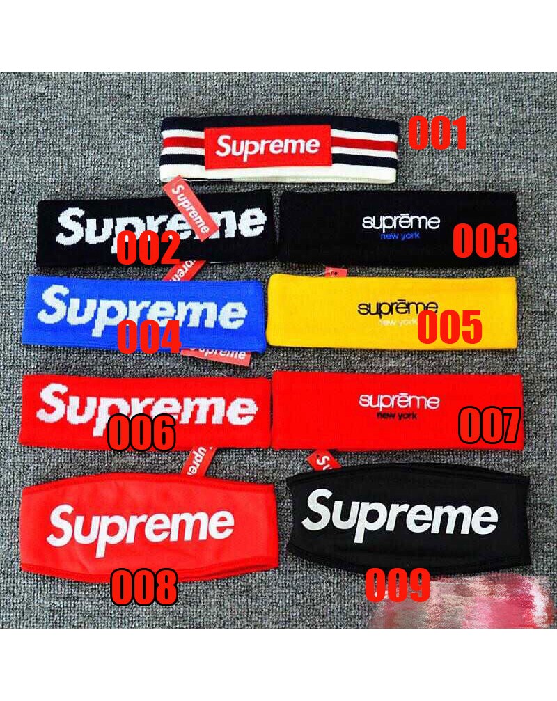 シュプリームヘアバンド汗吸収性よい弾力性潮流個性supreme ヘアバンド男女向け人気運動外出適用