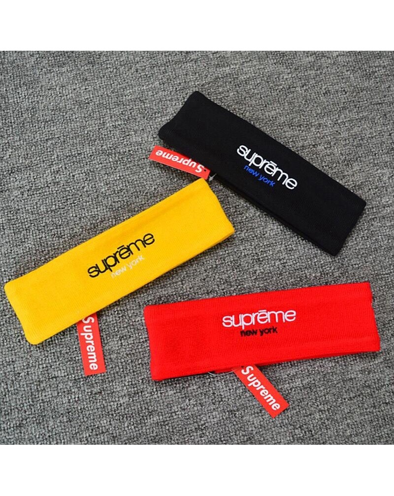 シュプリームヘアバンド汗吸収性よい弾力性潮流個性supreme ヘアバンド男女向け人気運動外出適用
