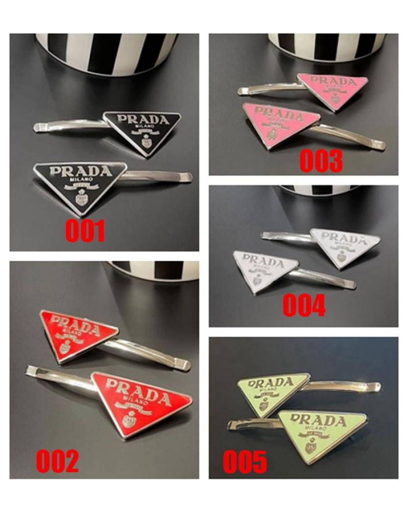プラダヘアピンおしゃれ可愛い高級ヘアアクセサリー