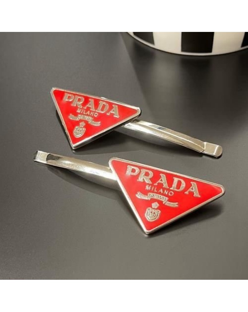 プラダヘアピンおしゃれ可愛い高級ヘアアクセサリー