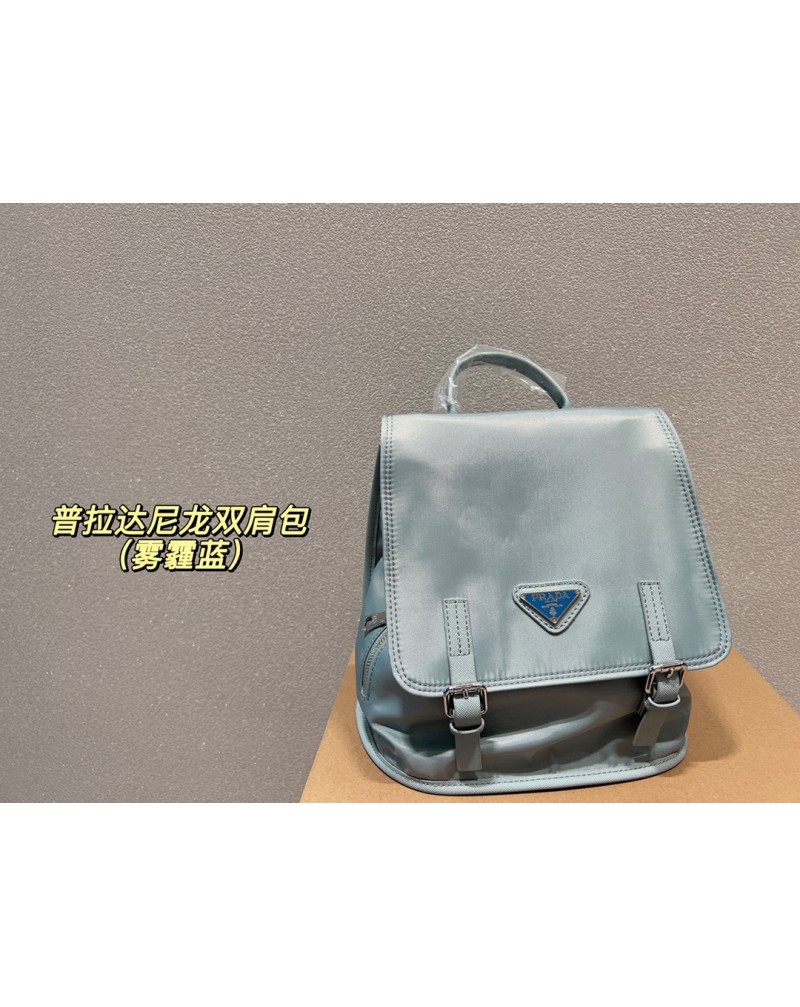 プラダリュックお洒落高級ナイロンバックパックファッション新作グリーン超人気