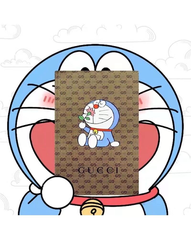 ブランドノート グッチドラえもんコラボノート可愛い おしゃれ人気