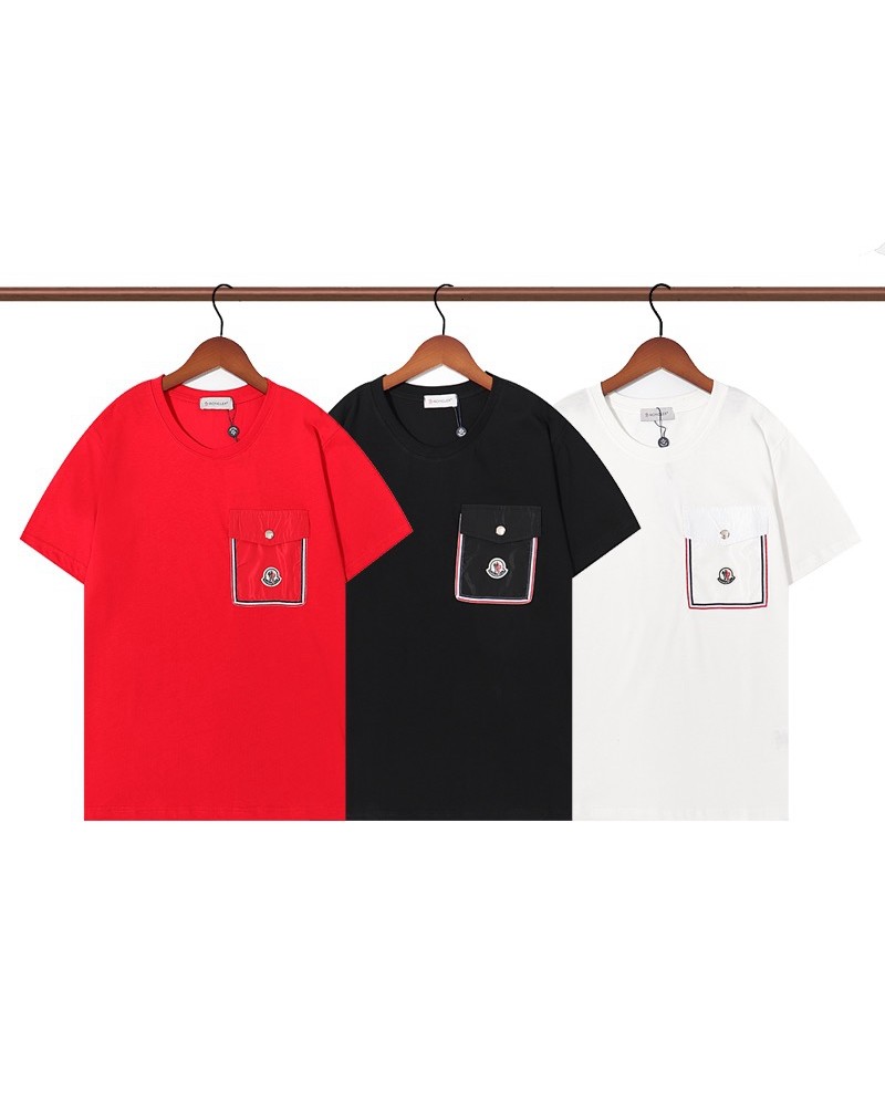 モンクレールtシャツ半袖お洒落ファッション人気半袖ティシャツコットン製トップス