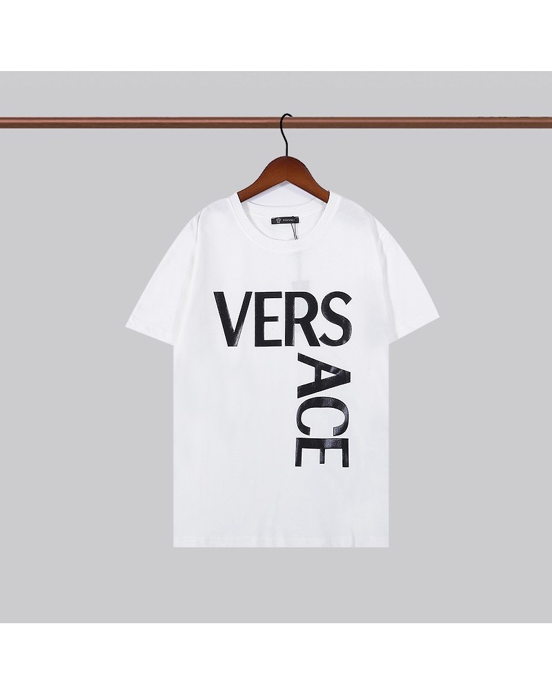 ヴェルサーチtシャツ半袖お洒落ファッションティシャツ個性カジュアル上着男女兼用トップス