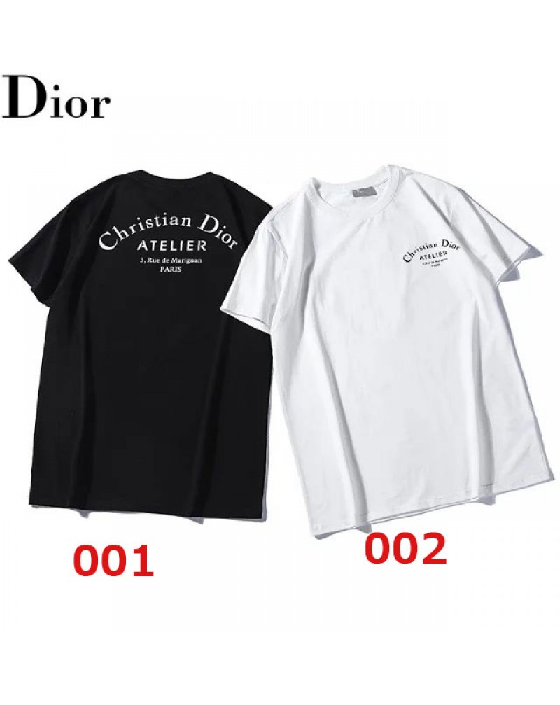 ディオール tシャツ半袖お洒落人気ティシャツトップスカジュアルファッショントップスメンズレディース向け