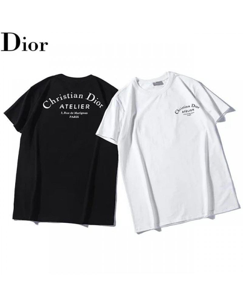 ディオール tシャツ半袖お洒落人気ティシャツトップスカジュアルファッショントップスメンズレディース向け