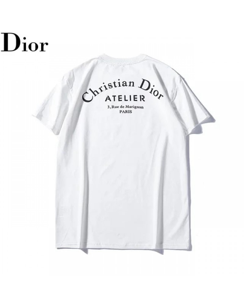 ディオール tシャツ半袖お洒落人気ティシャツトップスカジュアルファッショントップスメンズレディース向け