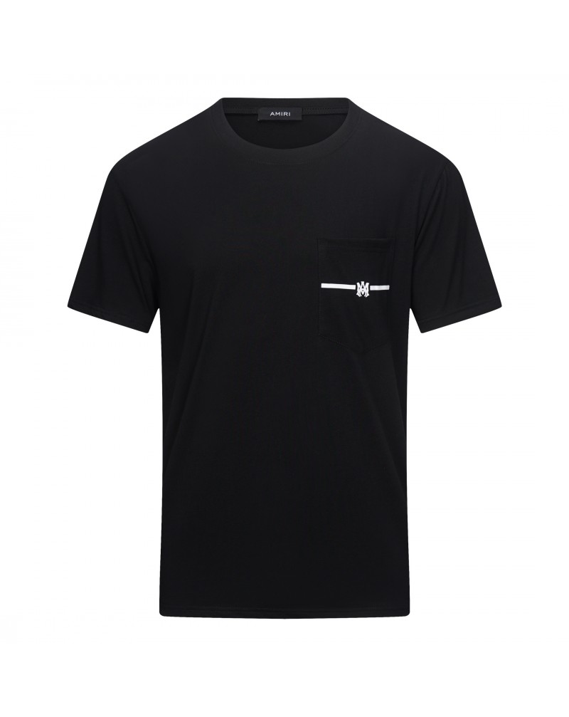 AMIRI tシャツ半袖ファッション人気ティシャツメンズ向けお洒落トップスポケット付き