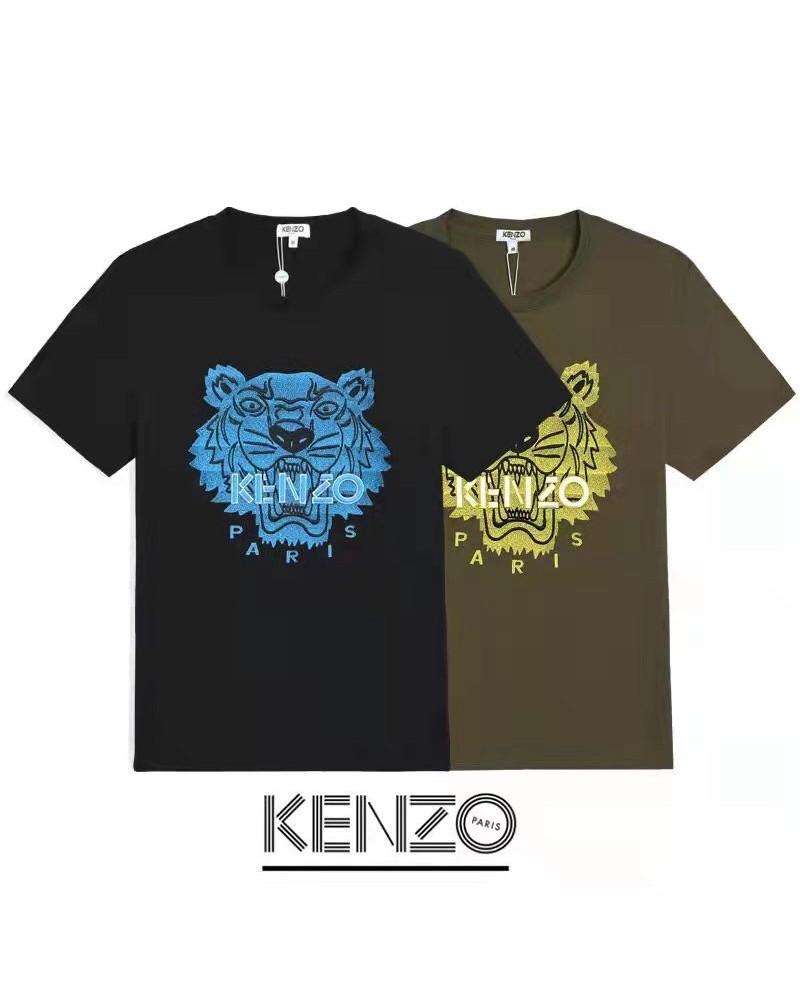 ケンゾーtシャツ半袖お洒落人気ブランドティシャツトップスカジュアルコットンソフト男女向け