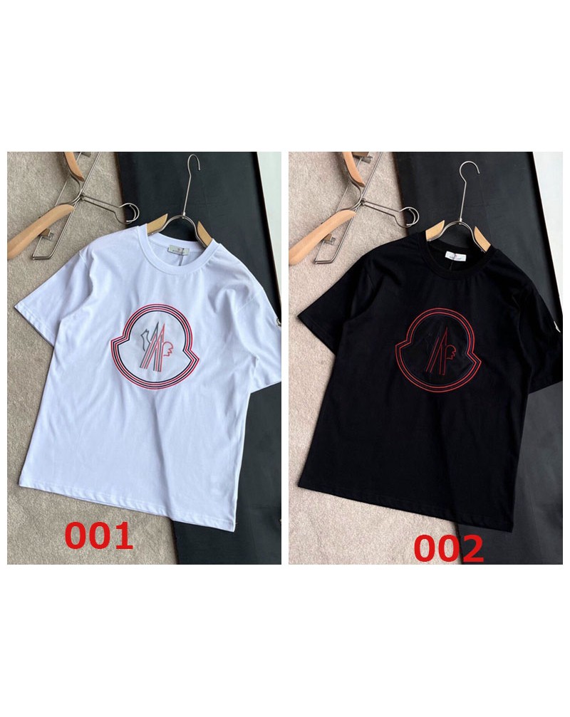 モンクレール半袖tシャツファッション高級人気ティシャツ男性向け