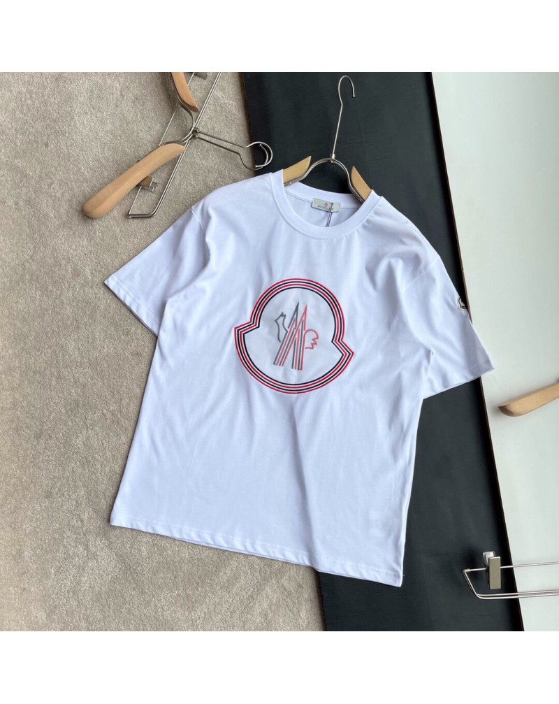 モンクレール半袖tシャツファッション高級人気ティシャツ男性向け